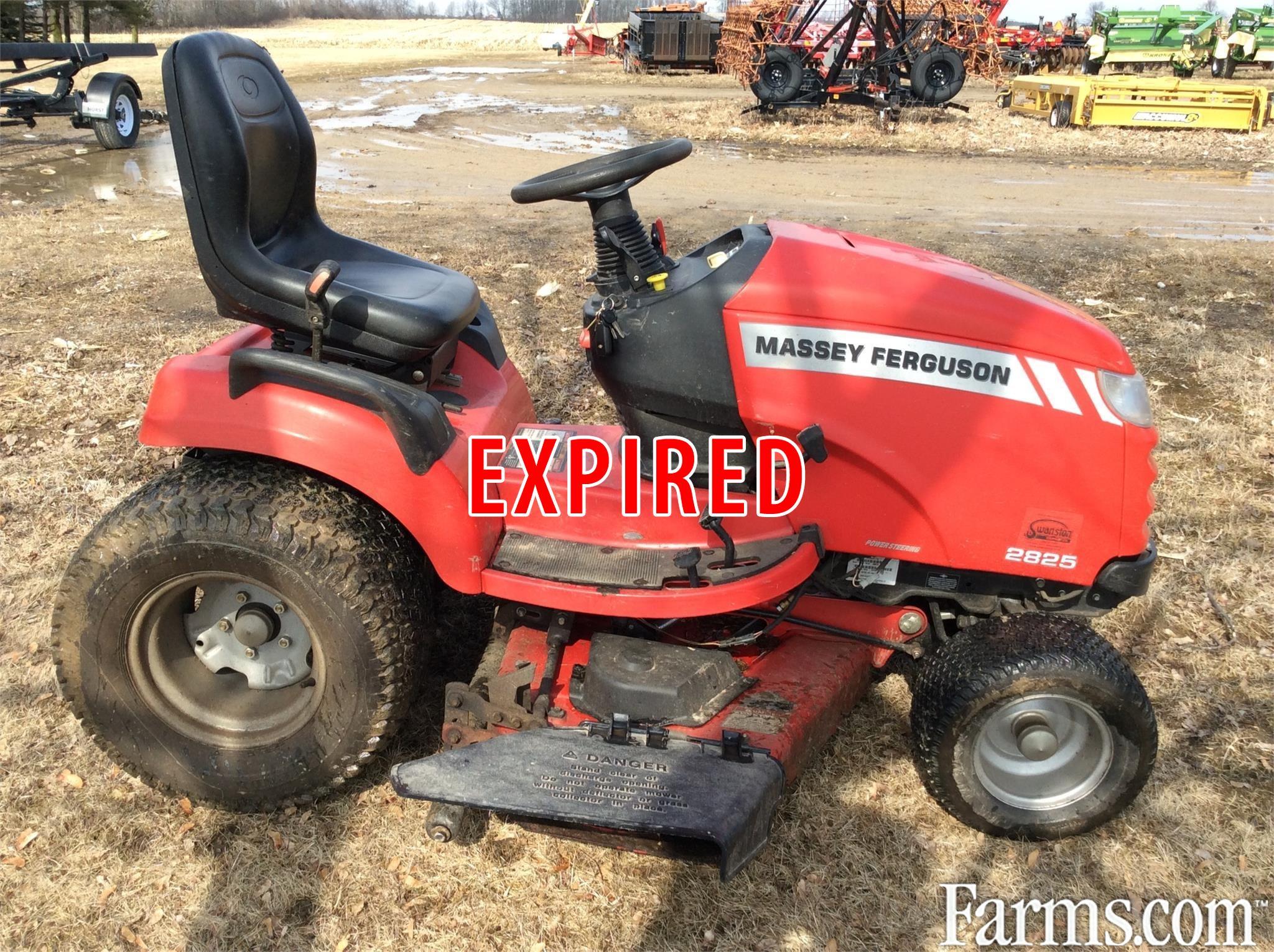 2008 Massey Ferguson 2825 Riding Lawn Mower For Sale 