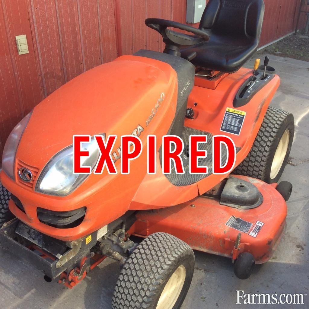 2007 Kubota GR2100 Riding Lawn Mowers for Sale