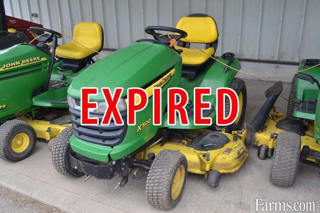 2010 John Deere X500 Garden Tractor For Sale 8342