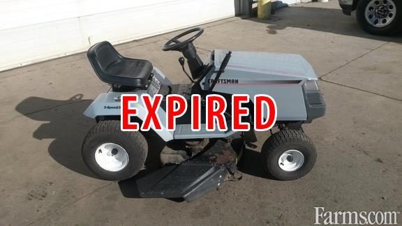 Craftsman 13.5 hp riding deals mower for sale