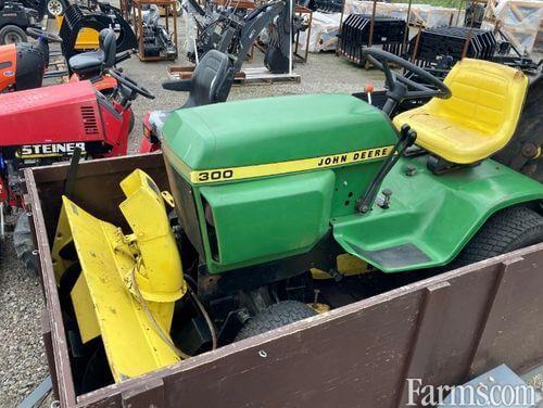 1978 John Deere 300 Garden Tractor Snow Blower Mower And Trailer For Sale 