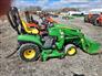 John Deere 2015 1023E 4WD