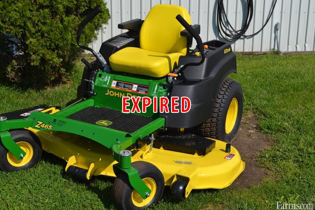 2010 John Deere Z465 Mower Zero Turn for Sale