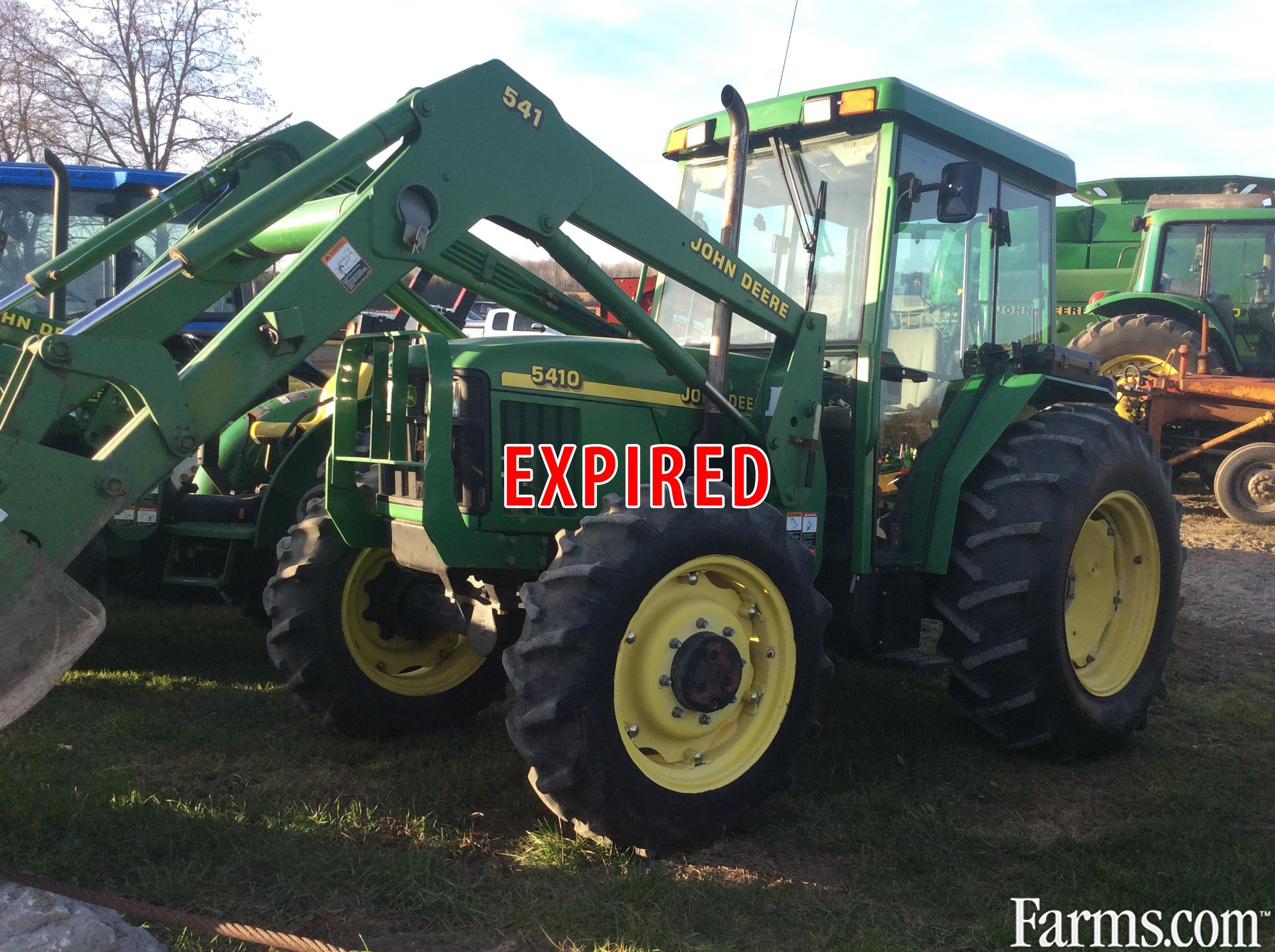 2001 John Deere 5410 Tractor for Sale