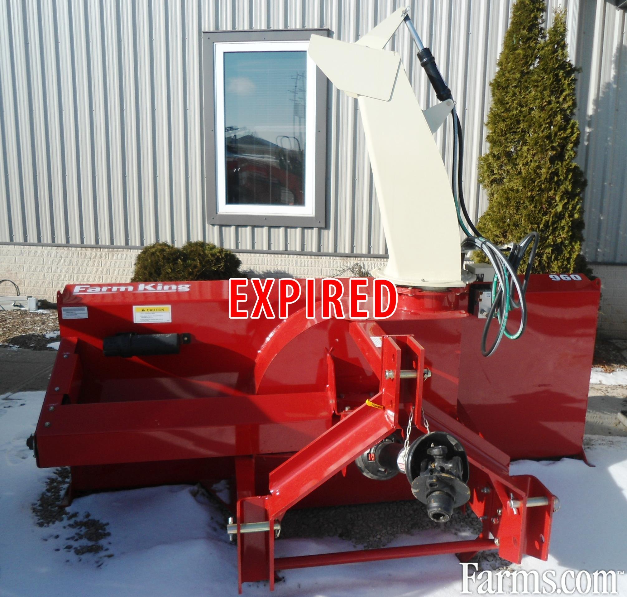 Farm King Y960Q4 Snow Blower for Sale