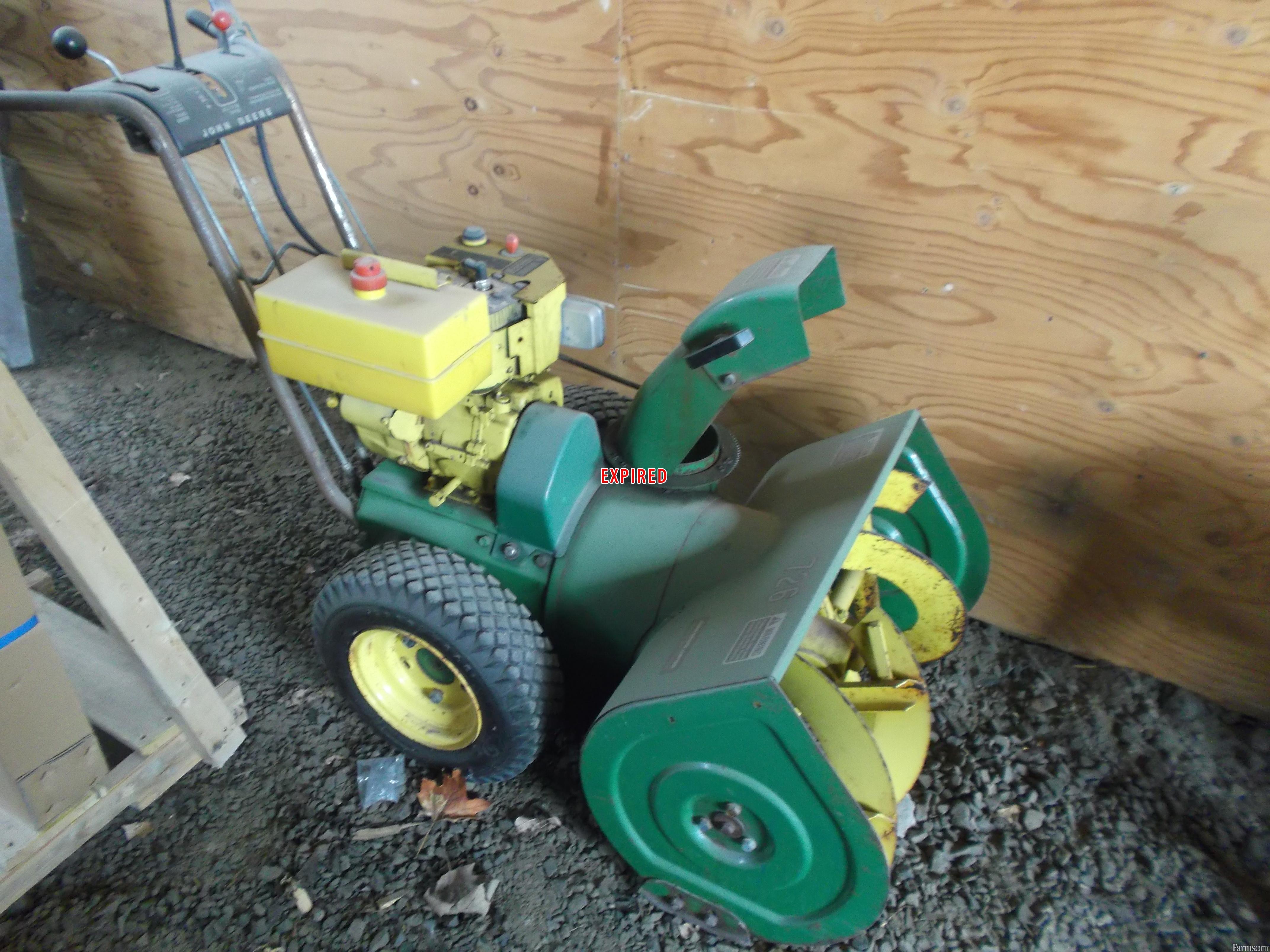 John Deere 726 Snow Blower for Sale | Farms.com