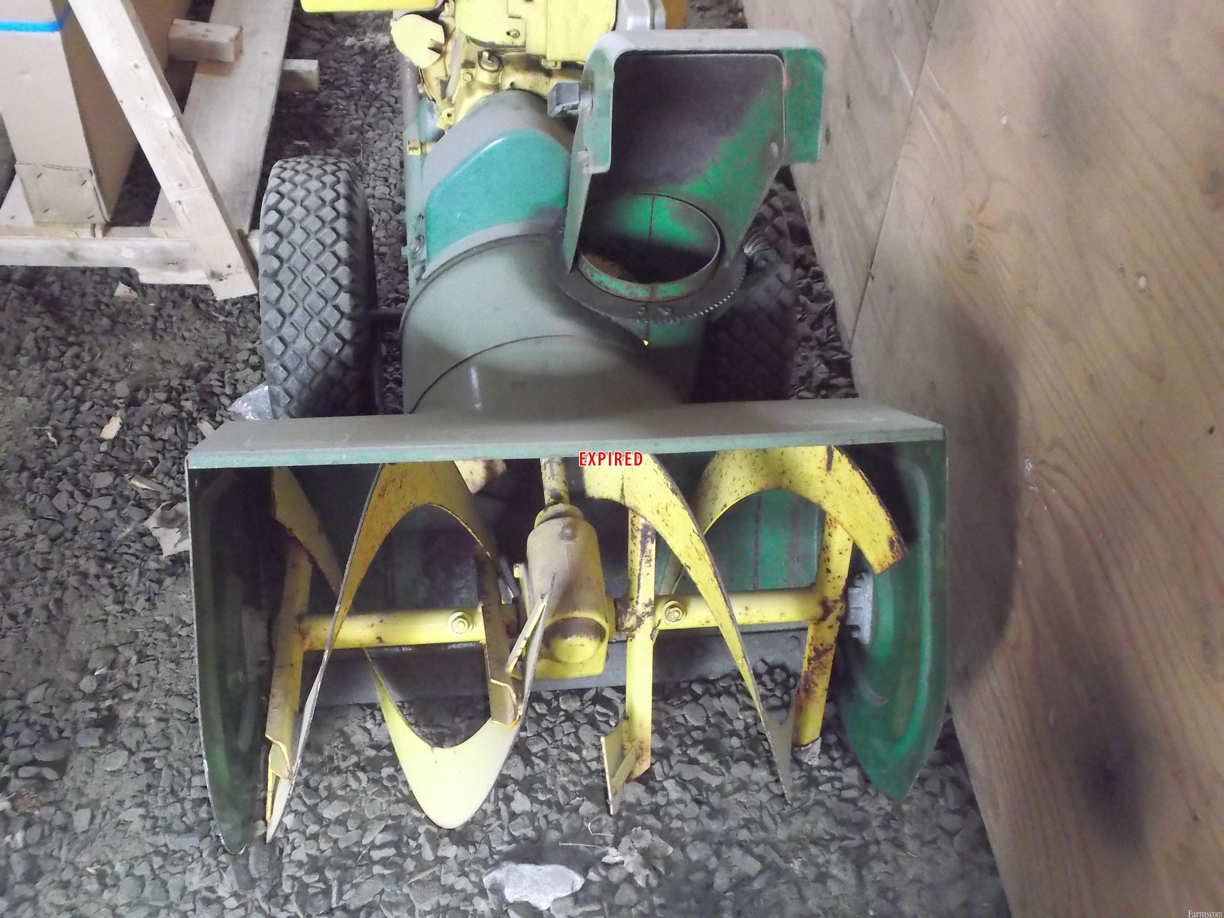 John Deere 726 Snow Blower for Sale