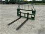 John Deere 2019 LPWW-H480-48 GREEN 48" PALLET FORK ATTACHMENT- 6000# PAIR Other Hay and Forage Equipment