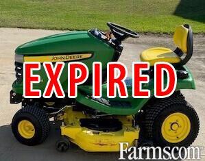 John deere x324 mower outlet