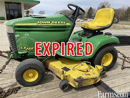 Lx288 john deere discount hood