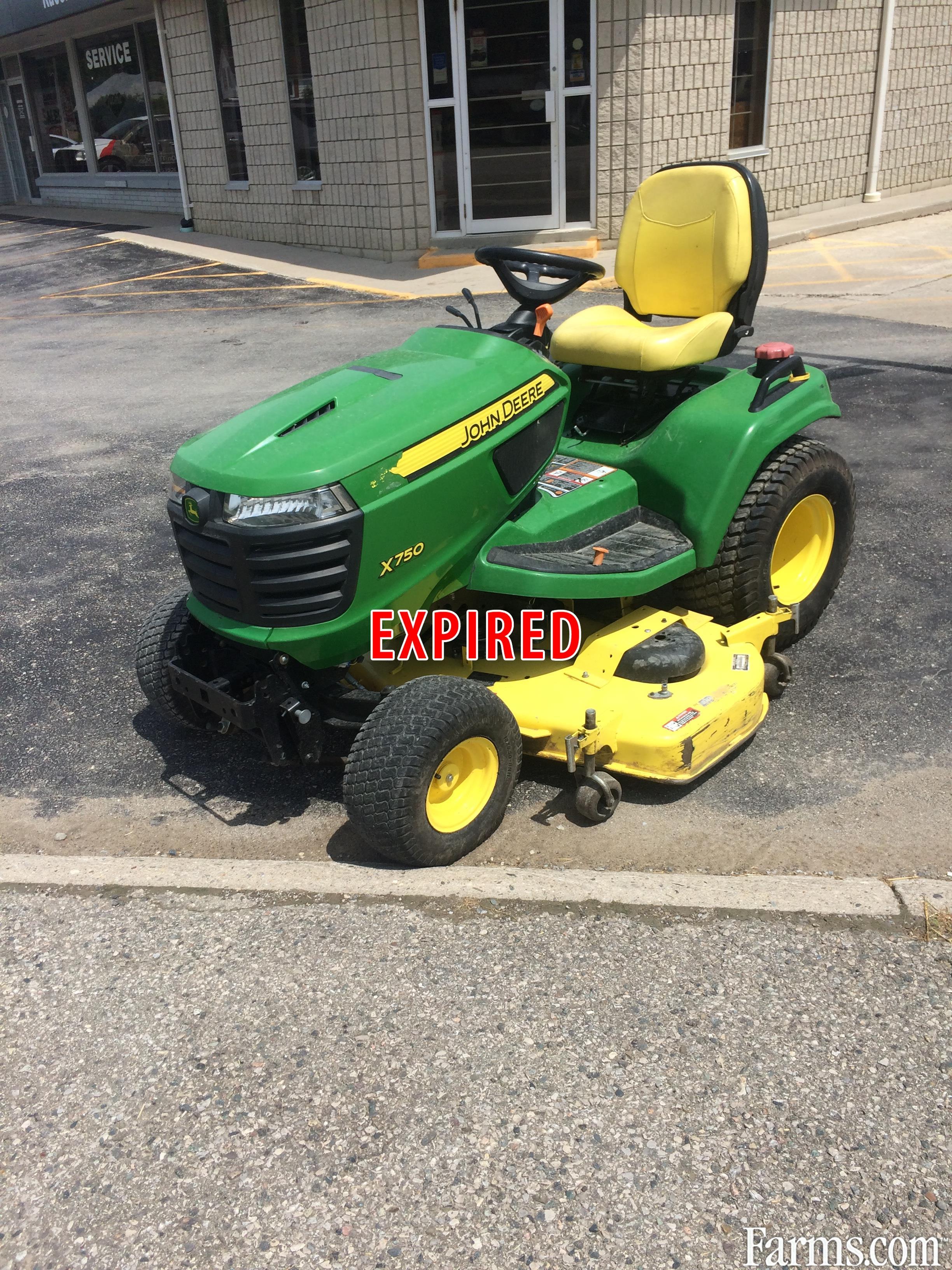 John Deere X750 Mower for Sale