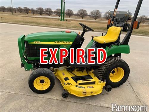 2003 John Deere 2210 For Sale 