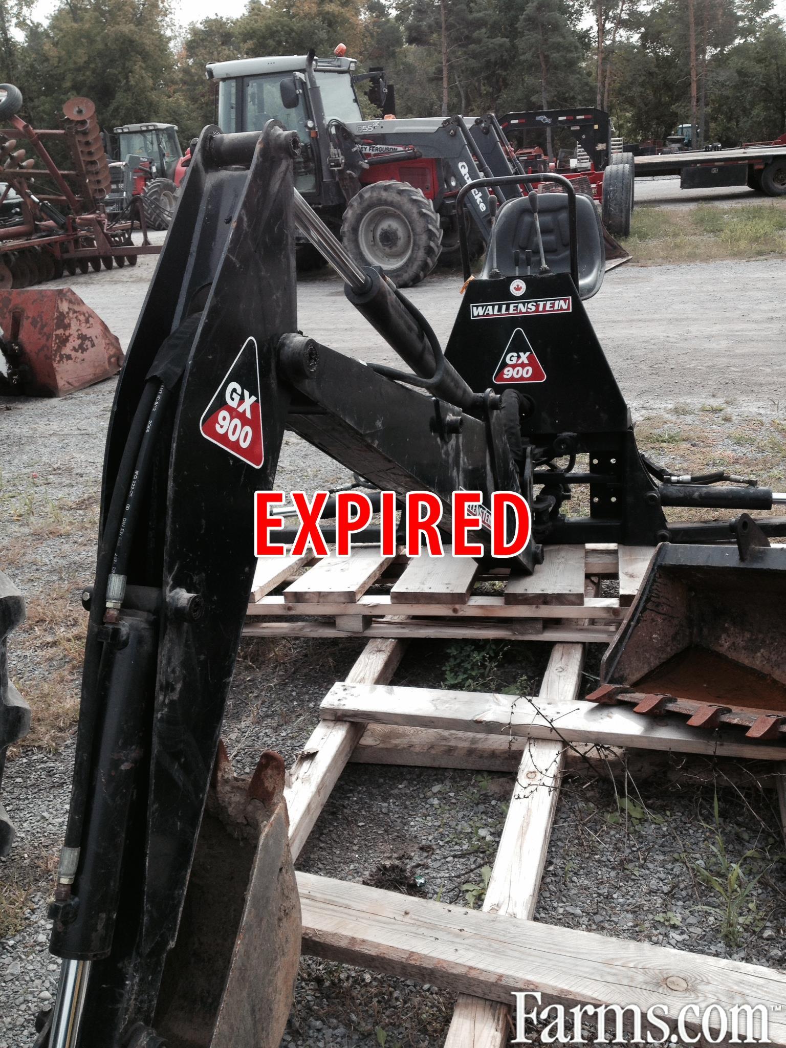 Wallenstein Gx900 Backhoe Attachment For Sale 6385