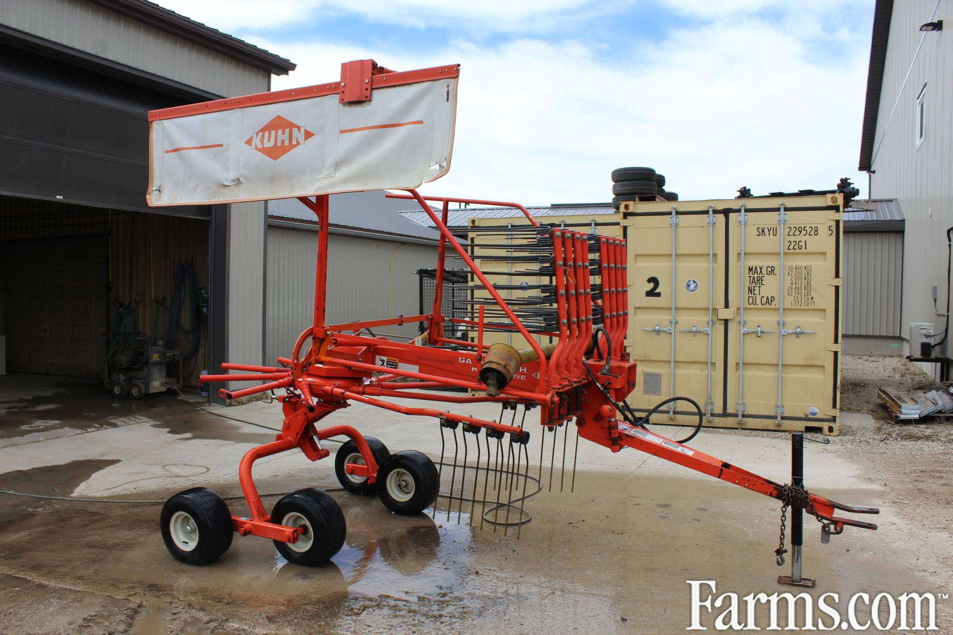 Kuhn GA 4121 GTH single rotor rake for Sale