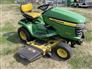 John Deere 2011 X320 Riding Lawn Mowers