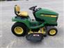 John Deere 2013 X500 Riding Lawn Mowers