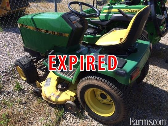 1984 John Deere 260 Riding Lawn Mower for Sale | Farms.com