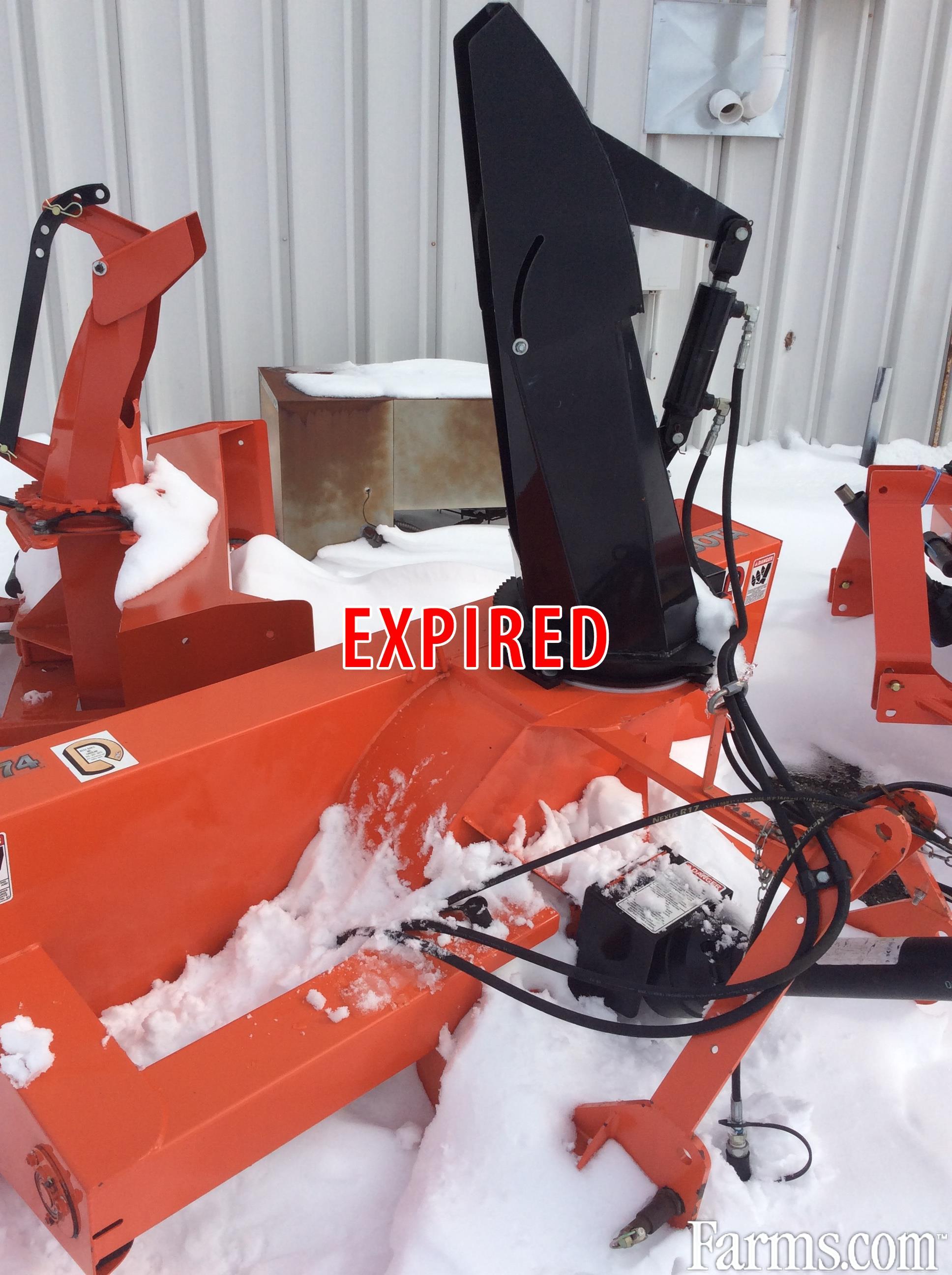 2010 Kubota L2674 Snow Blower for Sale | Farms.com