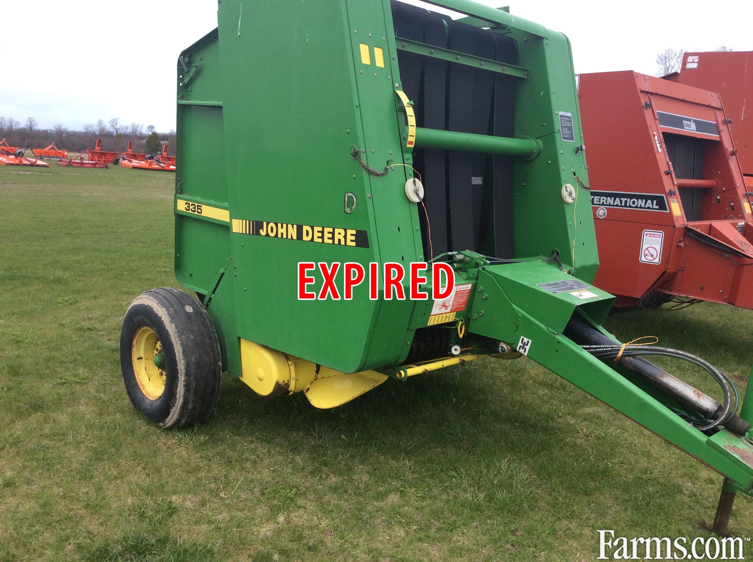 1990 John Deere 335 Round Baler for Sale