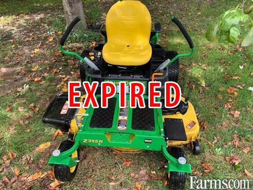 John deere discount z355r for sale