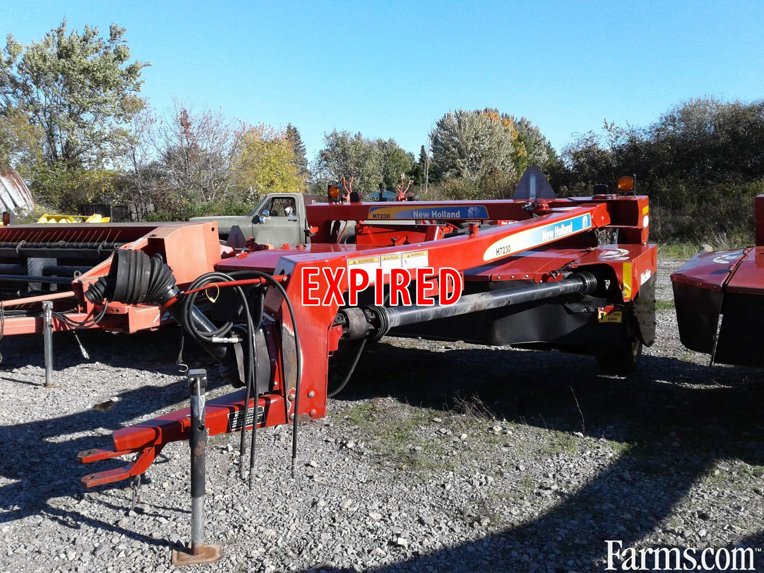 2011 New Holland H7230 Disc Mower Conditioner for Sale | Farms.com