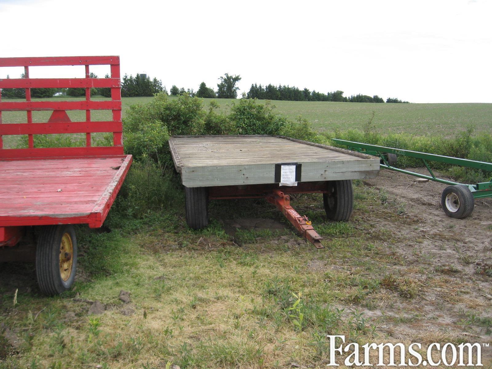 8' x 18' flat rack wagon for Sale