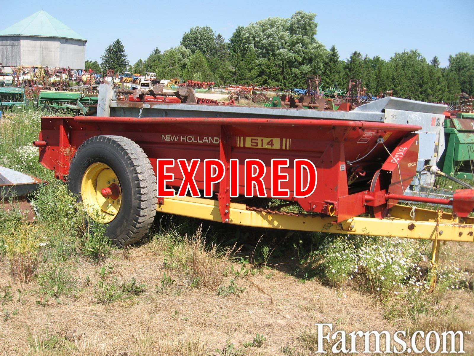 New Holland 514 manure spreader, single beater for Sale