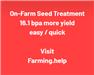 On-Farm Seed Treatment 16.1 bpa more yield - visit Farming.help for Sale