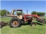 Farmall 856 Tractor, Bush Hog, Hay forks, and added DuAl bucket for Sale
