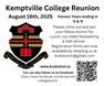 Wanted Kemptville College Reunion